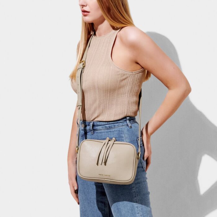 Katie Loxton Isla Crossbody Bag - Light Taupe